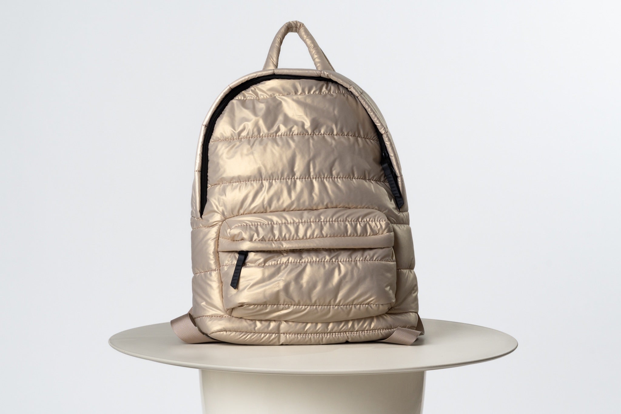 METALLIC BACK PACK gold
