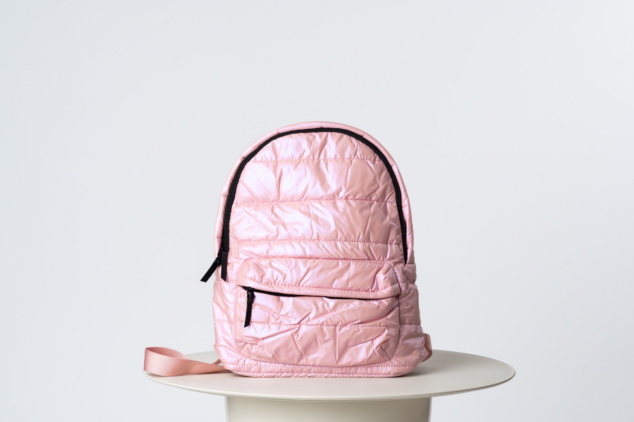 METALLIC BACK PACK pink