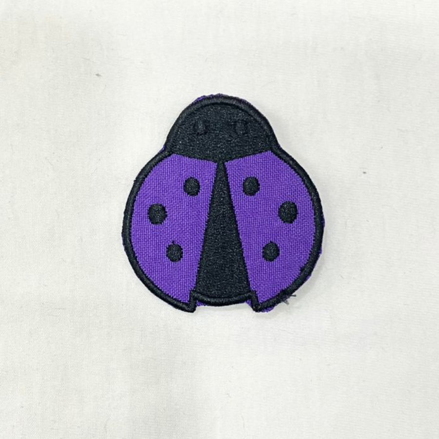PIN LADYBUG PURPLE