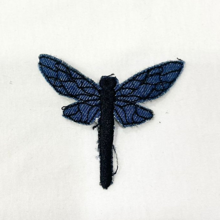 PIN LIBELULA DENIM