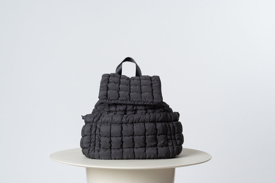 PUFFER BACKPACK BLACK