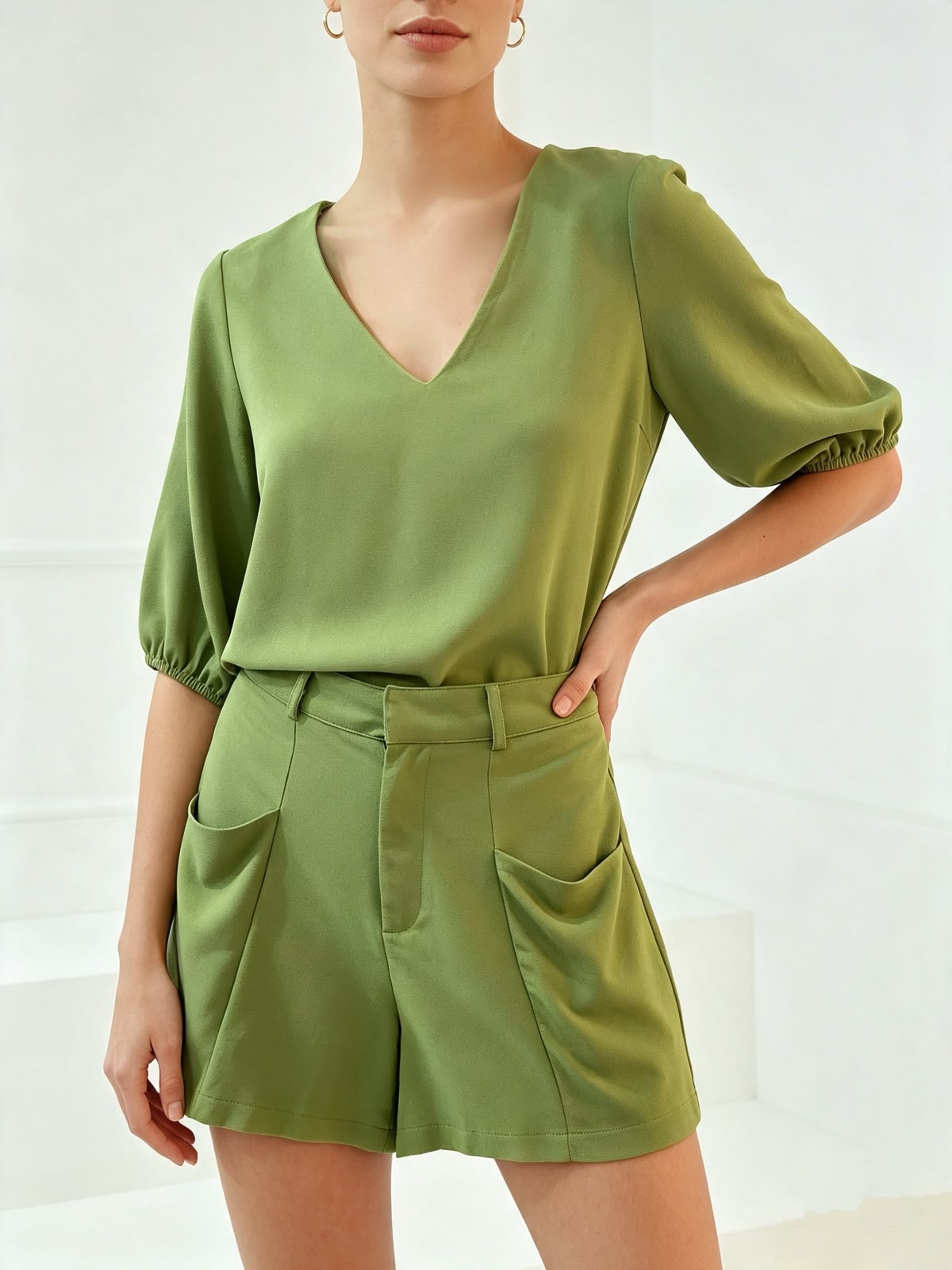 SHORT SOMMER VERDE
