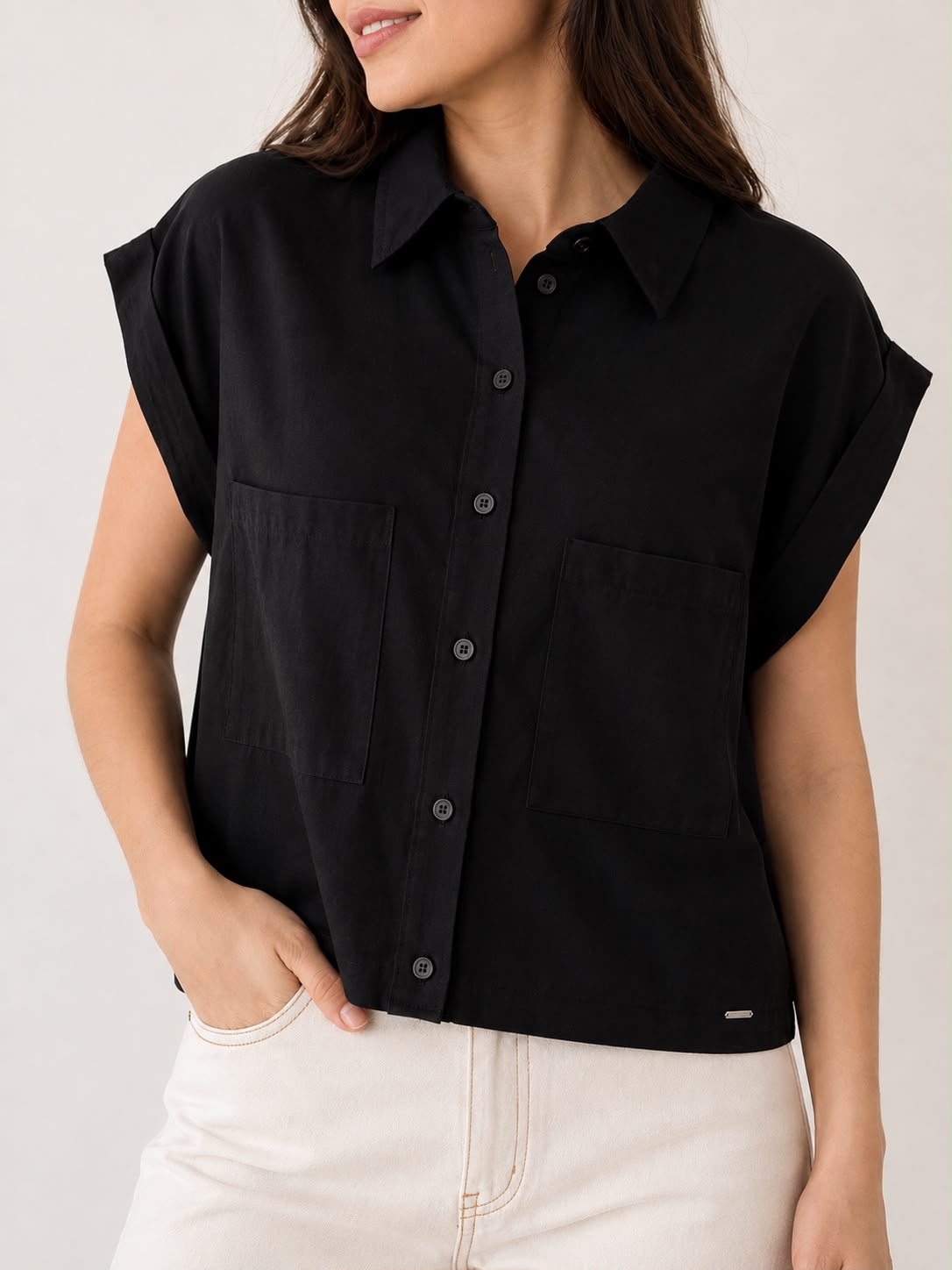 CAMISA LINO NEGRA
