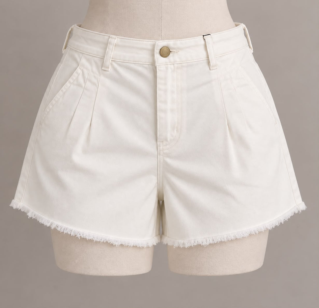 SHORT ISABEL DENIM BLANCO