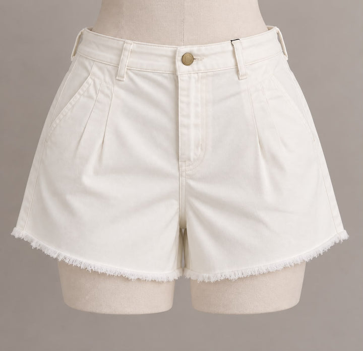SHORT ISABEL DENIM BLANCO
